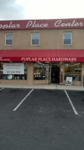 Exterior view of the store
