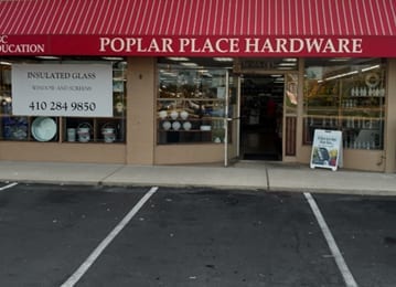 Exterior view of the Hardware Store