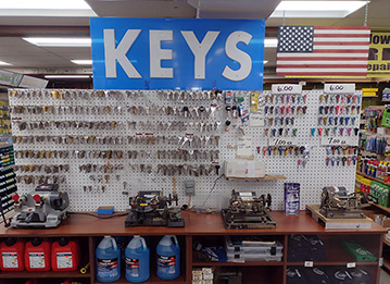 Exterior view of the Hardware Store